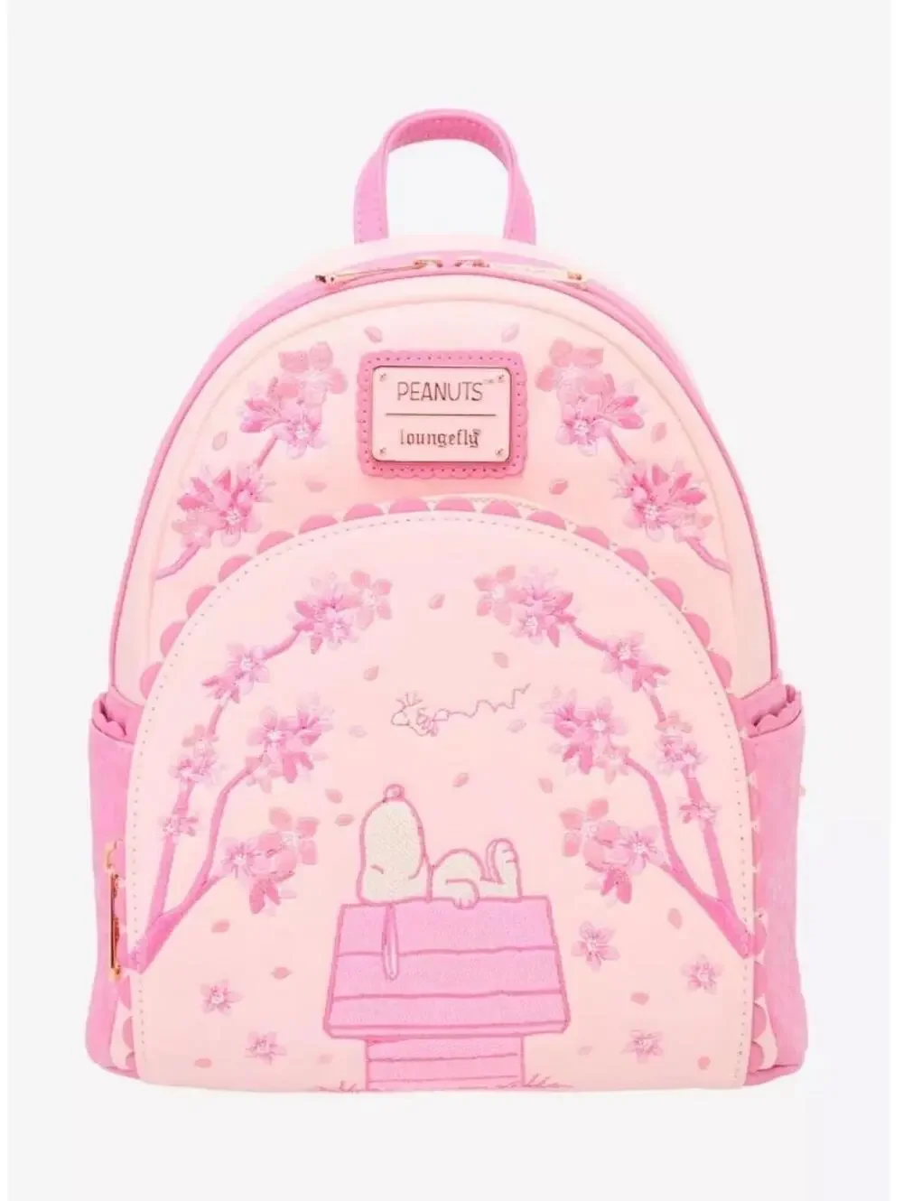Loungefly Peanuts Cherry Blossom Snoopy Mini Backpack